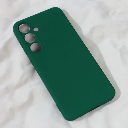 Futrola - maska Teracell Soft Velvet za Samsung S926B Galaxy S24 Plus tamno zelena.