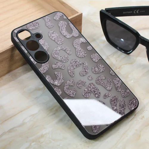 Futrola - maska Shiny glass za Samsung S926B Galaxy S24 Plus siva.