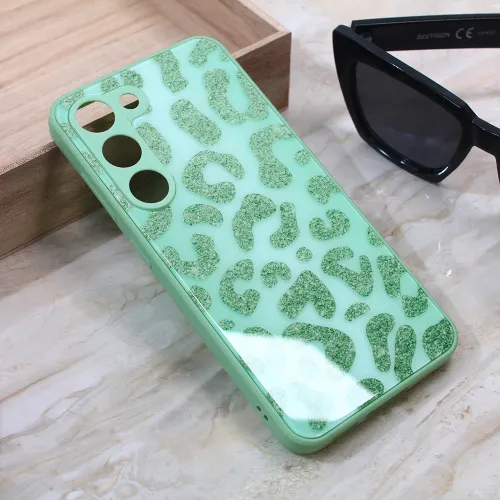 Futrola - maska Shiny glass za Samsung S911B Galaxy S23 svetlo zelena.
