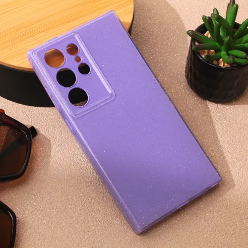 Futrola - maska Sparkle Dust za Samsung S928B Galaxy S24 Ultra ljubicasta.