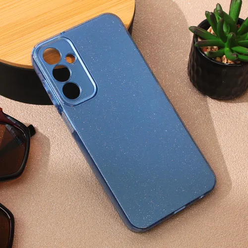 Futrola - maska Sparkle Dust za Samsung A256 Galaxy A25 5G plava.