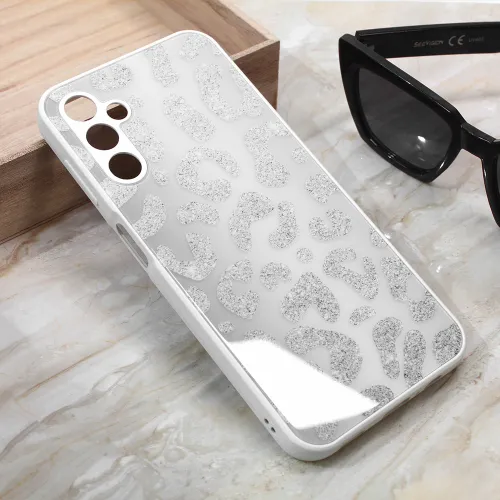 Futrola - maska Shiny glass za Samsung A245 Galaxy A24 4G bela.
