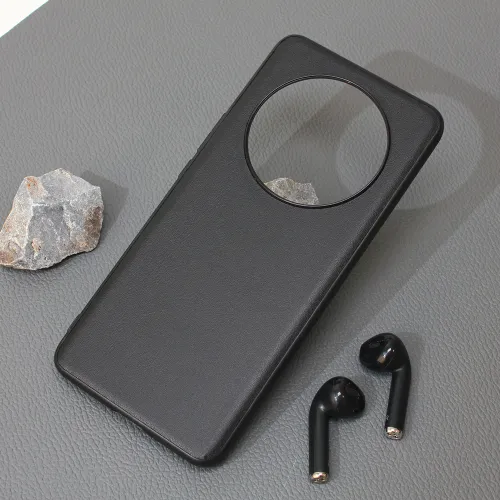 Futrola - maska Leather za Huawei Honor Magic 6 lite crna.