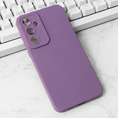 Futrola - maska Silikon Pro Camera za Samsung A556 Galaxy A55 5G ljubicasta.