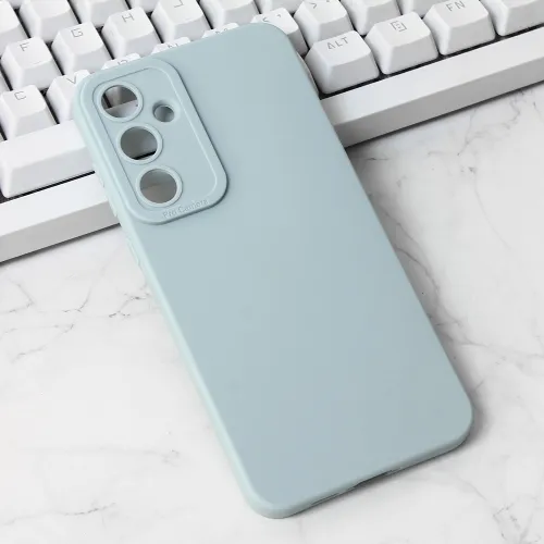 Futrola - maska Silikon Pro Camera za Samsung A556 Galaxy A55 5G svetlo plava.