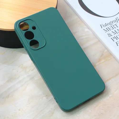 Futrola - maska Teracell Giulietta za Samsung A556 Galaxy A55 5G mat zelena.