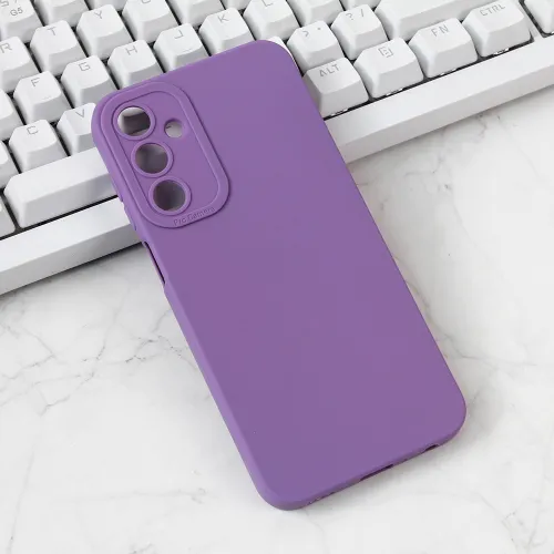 Futrola - maska Silikon Pro Camera za Samsung A256B Galaxy A25 ljubicasta.