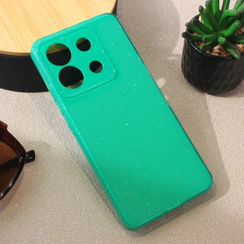 Futrola - maska Sparkle Dust za Xiaomi Redmi Note 13 Pro 5G mint.