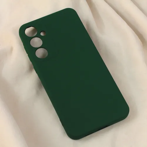 Futrola - maska Teracell Soft Velvet za Samsung A556 Galaxy A55 5G tamno zelena.