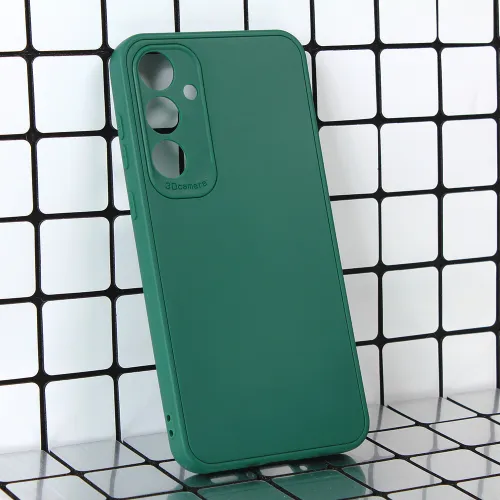 Futrola - maska 3D Camera za Samsung A356 Galaxy A35 5G 5G tamno zelena.
