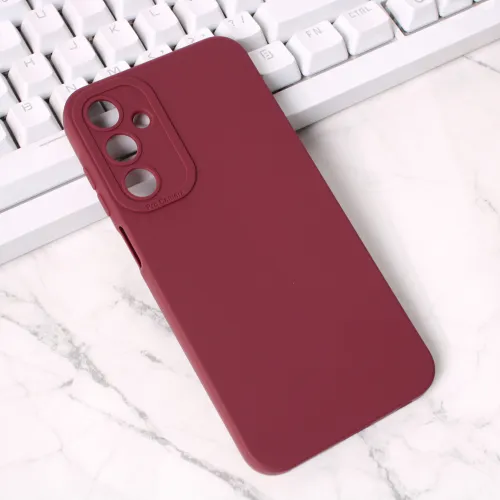 Futrola - maska Silikon Pro Camera za Samsung A256B Galaxy A25 bordo.