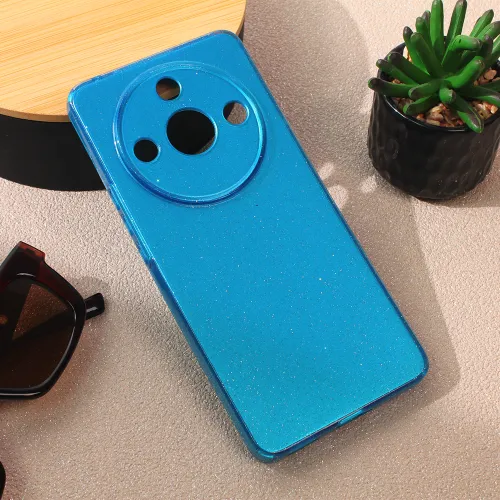 Futrola - maska Sparkle Dust za Huawei Honor X50 svetlo plava.