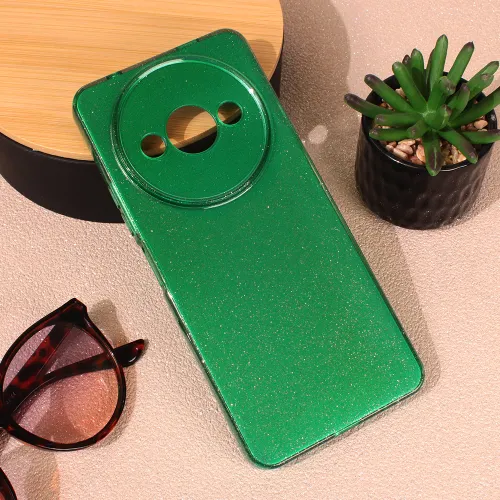 Futrola - maska Sparkle Dust za Xiaomi Redmi A3 zelena.