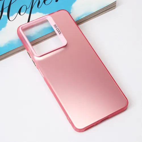 Futrola - maska Clear za Xiaomi Redmi Note 13 4G roza.