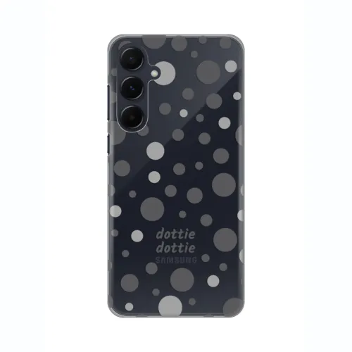 Silikonska futrola - maska print Skin za Samsung A556B Galaxy A55 Dottie Dottie Gray.