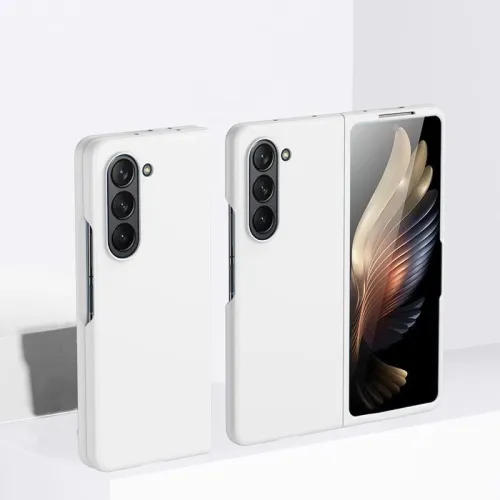Futrola - maska Elegant Fold za Samsung Galaxy Z Fold 6 5G bela.