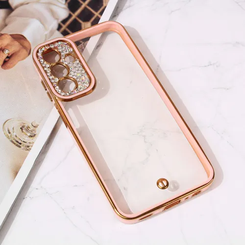 Futrola - maska Cirkon Camera za Samsung A156 Galaxy A15 5G roze.