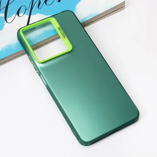 Futrola - maska Clear za Xiaomi Redmi Note 13 4G zelena.