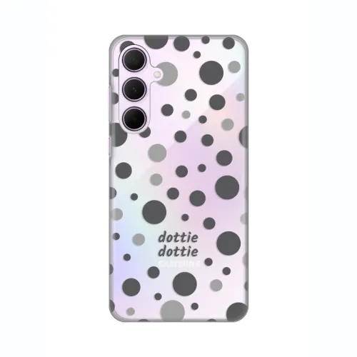 Silikonska futrola - maska print Skin za Samsung A356 Galaxy A35 5G 5G Dottie Dottie Gray.