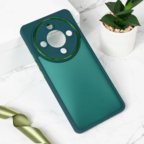 Futrola - maska Shining Camera za Huawei Honor Magic 6 lite tamno zelena.