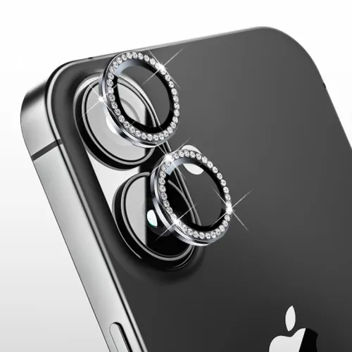 Zastita za kameru Diamond za iPhone 16 6.3 crna.