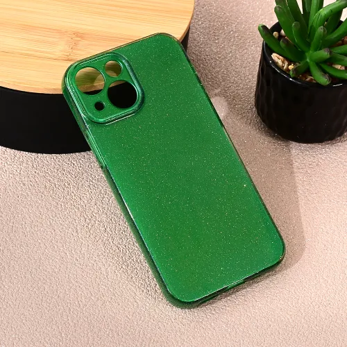 Futrola - maska Sparkle Dust za iPhone 13 Mini 5.4 zelena.