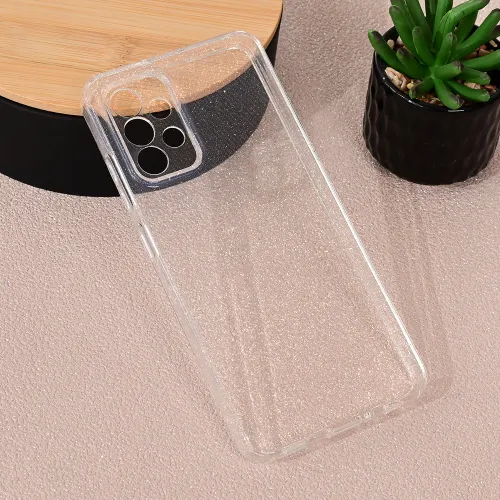 Futrola - maska Sparkle Dust za Samsung A325 Galaxy A32 4G (EU) Transparent.