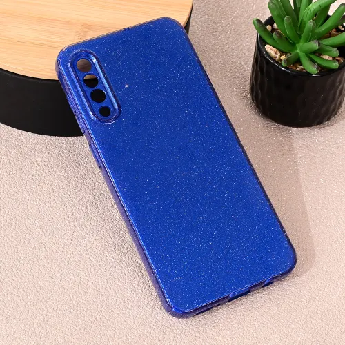 Futrola - maska Sparkle Dust za Samsung A307 Galaxy A30s/A507 Galaxy A50s tamno plava.