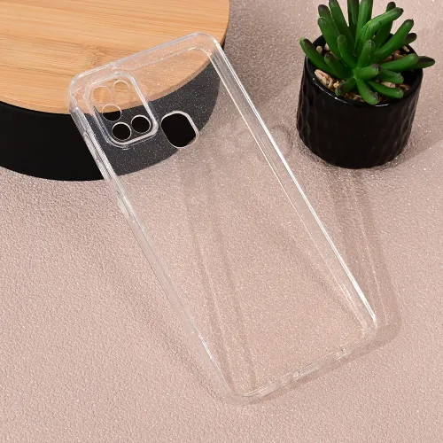 Futrola - maska Sparkle Dust za Samsung A217F Galaxy A21s Transparent.