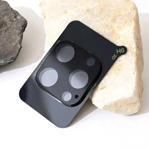 Zastita kamere 3D Full Cover za iPhone 16 Pro Max 6.9 crna.