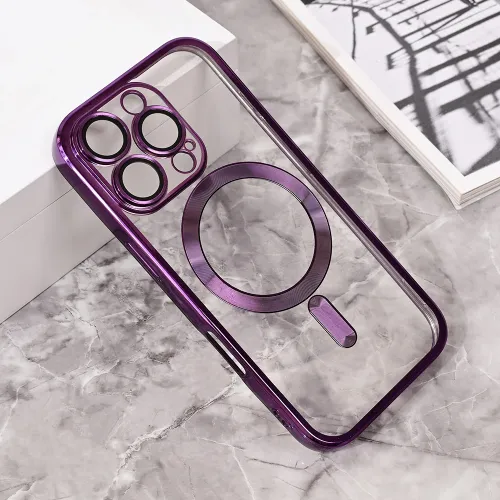 Futrola - maska Magsafe Lux za iPhone 16 Pro 6.3 ljubicasta.