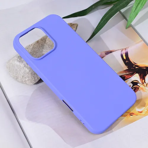 Futrola - maska Teracell Soft Velvet za iPhone 16 Pro Max 6.9 ljubicasta.