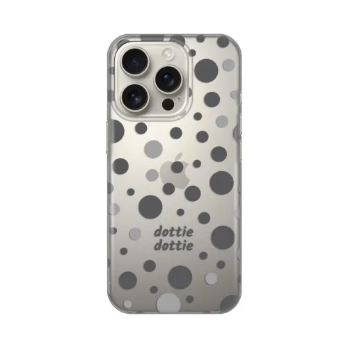 Silikonska futrola - maska print Skin za iPhone 16 Pro 6.3 Dottie Dottie Gray.