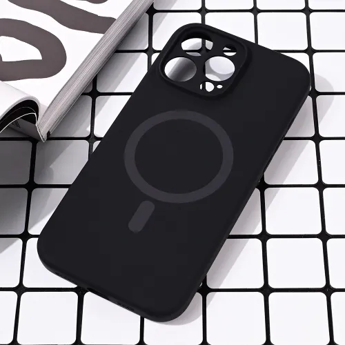 Futrola - maska Magsafe Pure color za iPhone 16 Pro Max 6.9 crna.