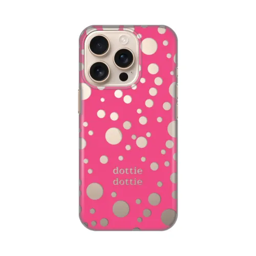 Silikonska futrola - maska print Skin za iPhone 16 Pro 6.3 Dottie Dottie Pink.