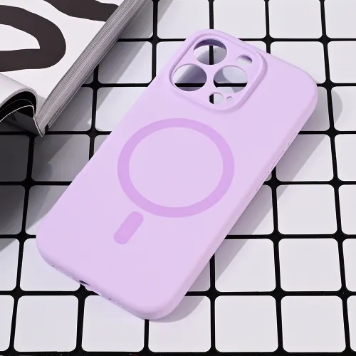 Futrola - maska Magsafe Pure color za iPhone 16 Pro 6.3 lila.
