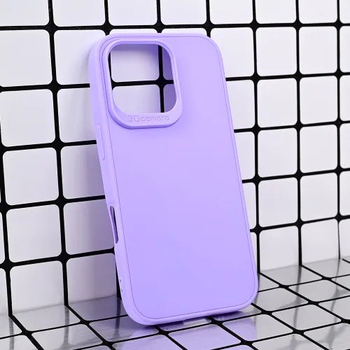 Futrola - maska 3D Camera za iPhone 16 Pro 6.3 ljubicasta.