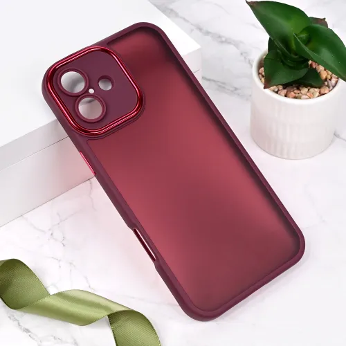 Futrola - maska Shining Camera za iPhone 16 Plus 6.7 crvena.