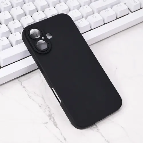 Futrola - maska Silikon Pro Camera za iPhone 16 6.1 crna.