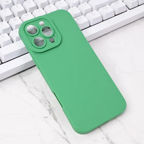 Futrola - maska Silikon Pro Camera za iPhone 16 Pro Max 6.9 tamno zelena.
