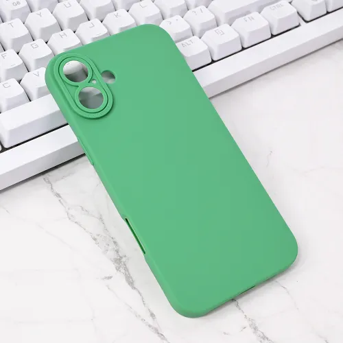 Futrola - maska Silikon Pro Camera za iPhone 16 Plus 6.7 tamno zelena.