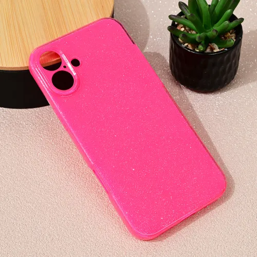 Futrola - maska Sparkle Dust za iPhone 16 Plus 6.7 pink.