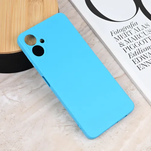 Futrola - maska Teracell Giulietta za Samsung A065F Galaxy A06 mat svetlo plava.