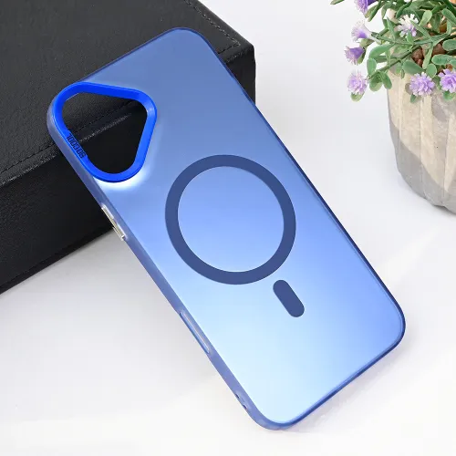 Futrola - maska Magsafe Clear za iPhone 16 Plus 6.7 plava.