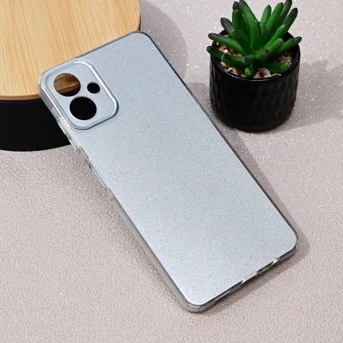 Futrola - maska Sparkle Dust za Samsung A065F Galaxy A06 5G srebrna.