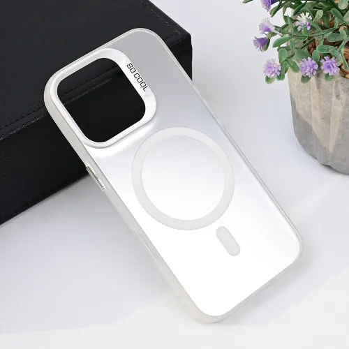 Futrola - maska Magsafe Clear za iPhone 16 Pro 6.3 srebrna.