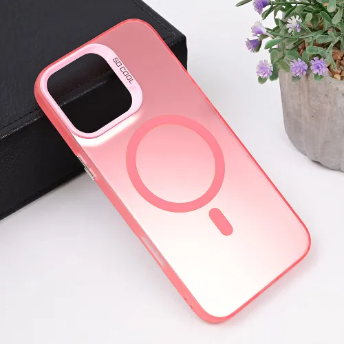 Futrola - maska Magsafe Clear za iPhone 16 Pro Max 6.9 roze.