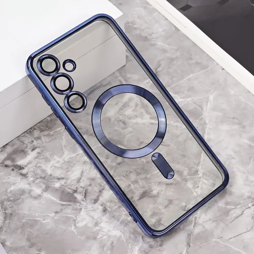 Futrola - maska Magsafe Lux za Samsung A556 Galaxy A55 5G plava.