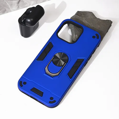Futrola - maska Hard Ring za iPhone 16 Pro Max 6.9 plava.