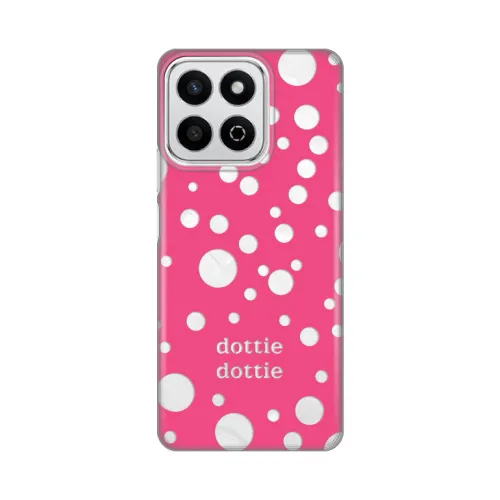 Silikonska futrola - maska print Skin za Huawei Honor 200 Smart/Honor X7c Dottie Dottie Pink.